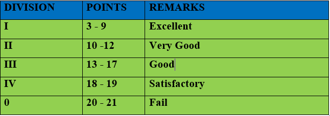 Perfomance Categories in Matokeo ya kidato cha sita 2023